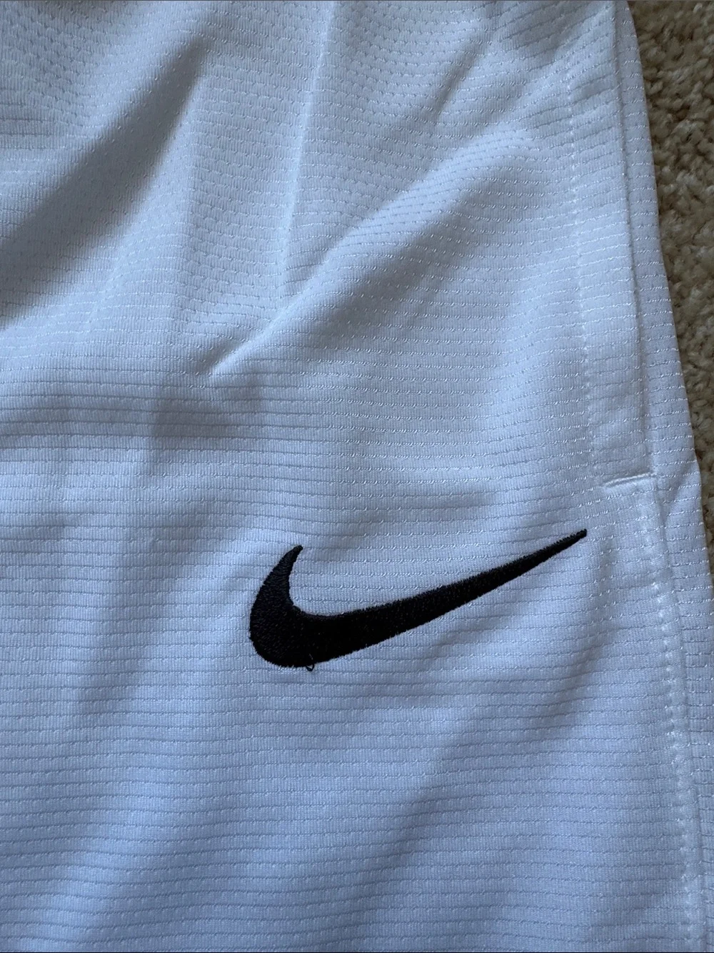 NWT - Nike Men’s White and Black Athletic Shorts size Small